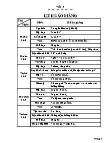 Giáo án Lớp 3 Tuần 2 - Trường TH Lê Thị Hồng Gấm