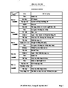 Giáo án Lớp 3 Tuần 26 - Trường TH Lê Thị Hồng Gấm