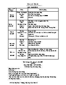 Giáo án Lớp 3 Tuần 28 - Trường TH Lê Thị Hồng Gấm