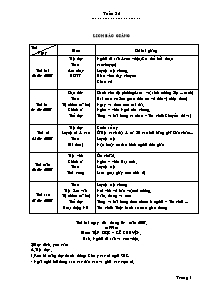 Giáo án Lớp 3 Tuần 32 - Trường TH Lê Thị Hồng Gấm