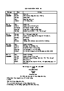 Giáo án Lớp 4 - Tuần 26 - Trường tiểu học Nguyễn Chí Thanh