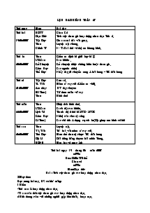 Giáo án Lớp 4 - Tuần 27 - Trường tiểu học Nguyễn Chí Thanh