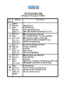 Giáo án Lớp 4 - Tuần 29 - Trường TH Hoài Hải