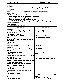 Giáo án Lớp 4 Tuần 3 - Trường TH Ngô Gia Tự