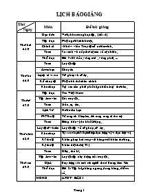 Giáo án Lớp 4 - Tuần 4 - Trường tiểu học Nguyễn Chí Thanh