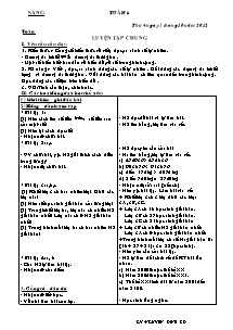 Giáo án Lớp 4 Tuần 6 - GV: Nguyễn Đình Cơ