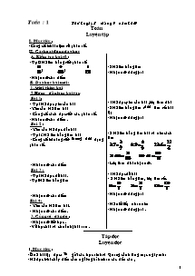 Giáo án Lớp 5 - Buổi 2 - Tuần 1 đến 5