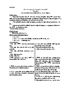 Giáo án Lớp 5 - Tuần 06