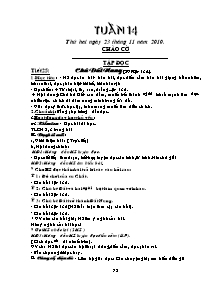 Giáo án Lớp 5 Tuần 14 - GV: Hoang Thi Nam