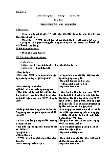 Giáo án Lớp 5 - Tuần 15, 16