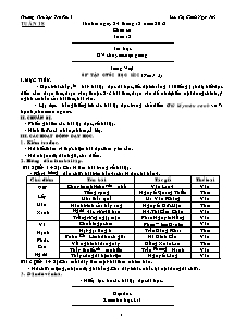 Giáo án Lớp 5 Tuần 18 - Trường Tiểu học Yên Phú I