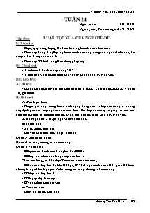 Giáo án Lớp 5 Tuần 24 - Trường Tiểu học Trần Văn Ơn