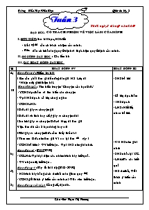 Giáo án Lớp 5 Tuần 3 - Trường Tiểu Học Diễn Vạn