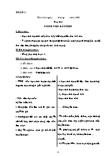 Giáo án Lớp 5 - Tuần 31 đến 35