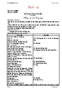 Giáo án Lớp 5 Tuần 4 - Trường TH-THCS Tân Lâm I
