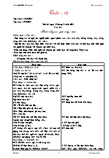 Giáo án Lớp 5 Tuần 5 - Trường TH-THCS Tân Lâm I