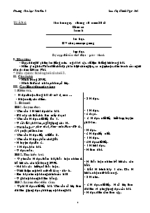 Giáo án Lớp 5 Tuần 6 - Trường Tiểu học Yên Phú I