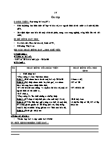 Giáo án môn học Địa lý 5 - Bài 16: Ôn tập