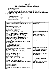 Giáo án môn học Địa lý khối 5 - Bài 1: Việt Nam - Đất nước chúng ta