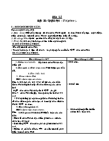 Giáo án môn học Địa lý khối 5 - Bài 23: Châu phi (tiếp theo)