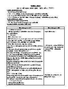 Giáo án môn học Địa lý khối 5 - Bài 43 đến bai f50