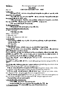 Giáo án môn học khối 5 - Tuần 11