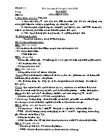 Giáo án môn học khối 5 - Tuần 12