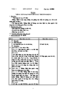 Giáo án môn học Lịch sử lớp 5 - Kì I