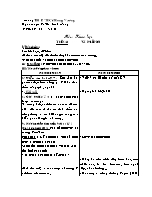 Giáo án môn: Khoa học 5 - Tiết 28: Xi măng