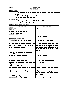 Giáo án môn Khoa học khối 5 (chi tiết, trọn bộ)