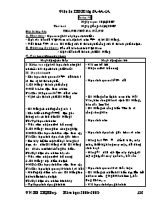 Giáo án môn Khoa, Sử, Địa khối 5 - Tuần 30