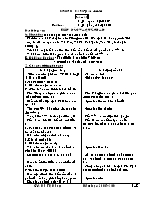 Giáo án môn Khoa, Sử, Địa khối 5 - Tuần 31