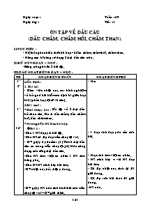 Giáo án môn Luyện từ và câu - Tuần 29 đến tuần 33