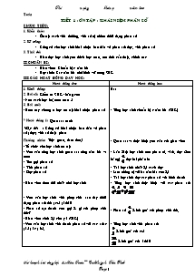 Giáo án môn Toán học lớp 5 (chuẩn)