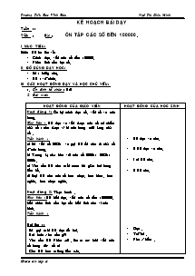 Giáo án môn Toán tuần 1 đến tuần 18 - Trường tiểu học Vĩnh Hòa