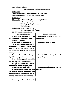 Giáo án Thủ công khối 1 - Tuần 3: Xé, dán hình vuông, hình tròn