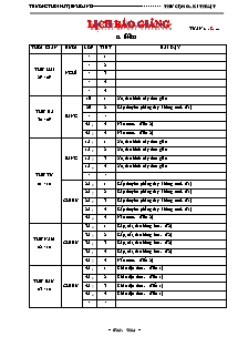 Giáo án Thủ công – kĩ thuật_Tuần 7 + 8 + 9 _Trường TH Đinh Tiên Hoàng