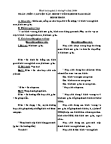 Giáo án Toán khối 1 - Tuần 2