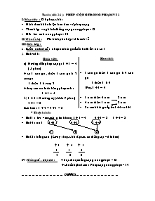 Giáo án Toán khối 1 - Tuần 7, 8, 9