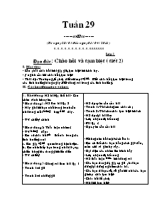 Giáo án Tổng hợp lớp 5 - Tuần 29