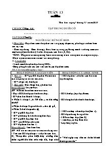 Giáo án Tổng hợp môn học lớp 5 - Tuần 13 năm 2011