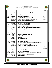 Giáo án Tổng hợp môn học lớp 5 - Tuần 25 năm 2010