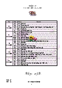 Giáo án Tổng hợp môn học lớp 5 - Tuần 27 năm 2009