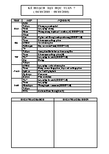 Giáo án Tổng hợp môn học lớp 5 - Tuần 7 năm 2010