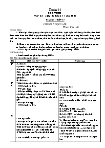 Giáo án Tổng hợp môn lớp 5 - Tuần 14