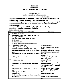 Giáo án Tổng hợp môn lớp 5 - Tuần 15