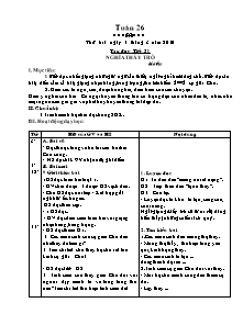 Giáo án Tổng hợp môn lớp 5 - Tuần 26
