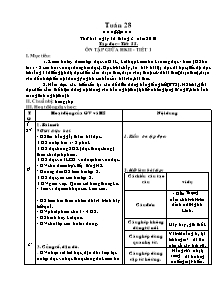 Giáo án Tổng hợp môn lớp 5 - Tuần 28