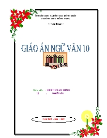 Mẫu bìa Giáo án đẹp (Mẫu 5)