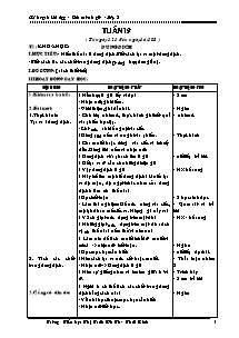 Thiết kế bài dạy Khoa học khối 5 - Tuần 19 đến tuần 35